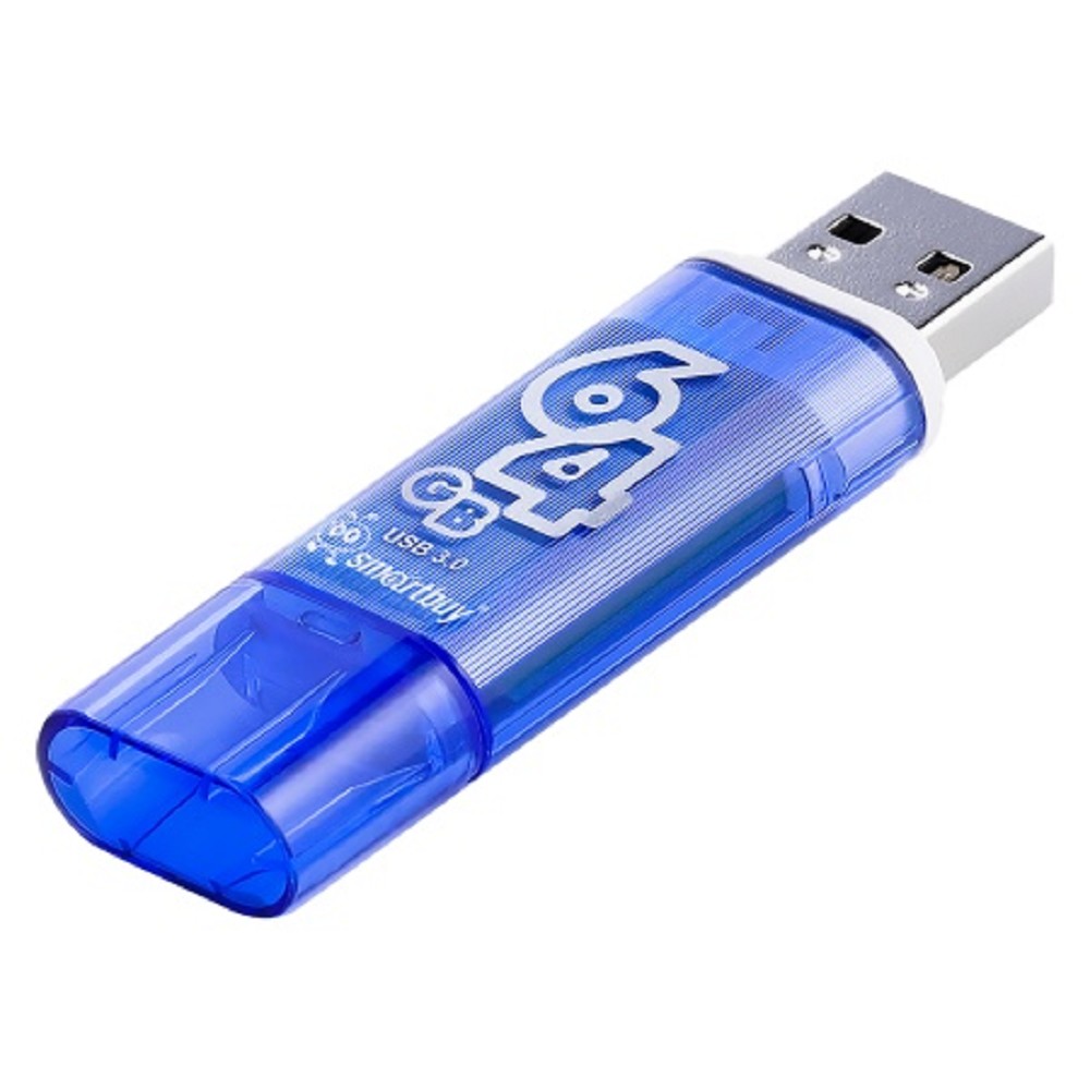 Smartbuy USB Drive 64GB Glossy Тёмно-Синий USB 3.0/3.1 (SB64GBGS-DB) Smart buy