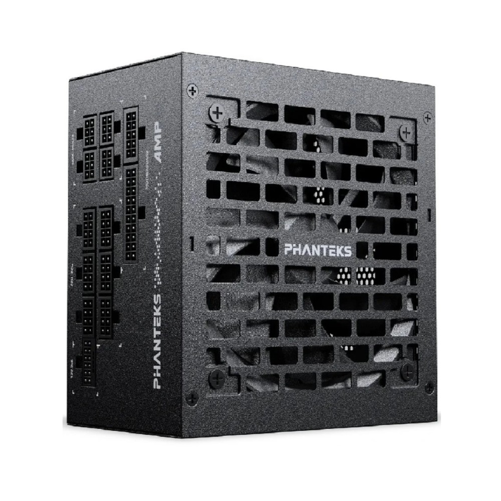 PHANTEKS Блок питания AMP GH 1000W (80 Plus Gold, ATX 3.1, PCIe 5.1, APFC, 120mm Fan, Fully Modular, black) / PH-P1000RT_BK01