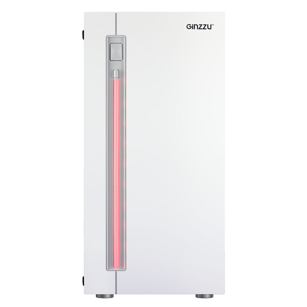 Повреждение упаковки Ginzzu D390 2*USB 2.0,AU White Window арт. D390_DP