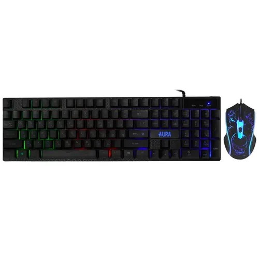Повреждение упаковки Defender Игровой набор Aura MKP-117 RU,Light [52117] {мышь+клавиатура+ковер} арт. 52117_DP