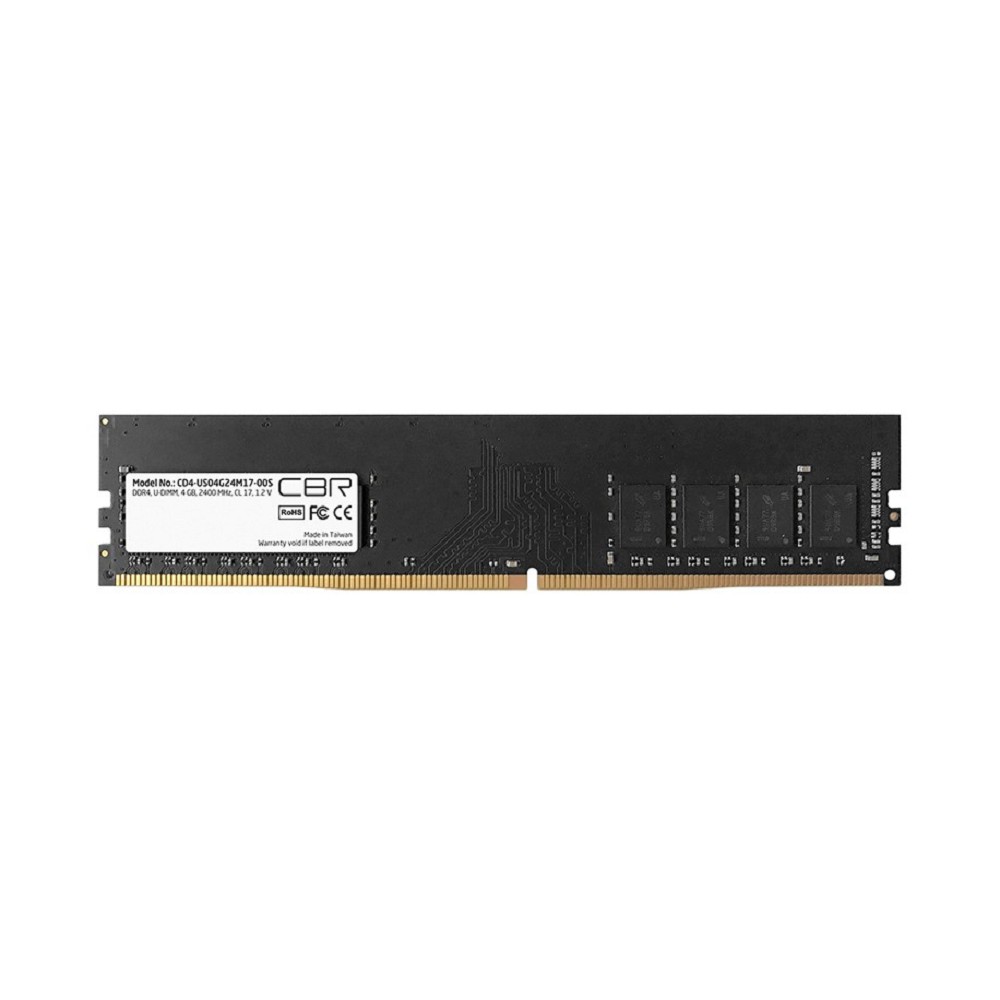 Повреждение упаковки CBR DDR4 DIMM (UDIMM) 4GB CD4-US04G24M17-00S PC4-19200, 2400MHz, CL17, 1.2V, Micron SDRAM, single rank, пожизненная гарантия арт. CD4-US04G24M17-00S_DP