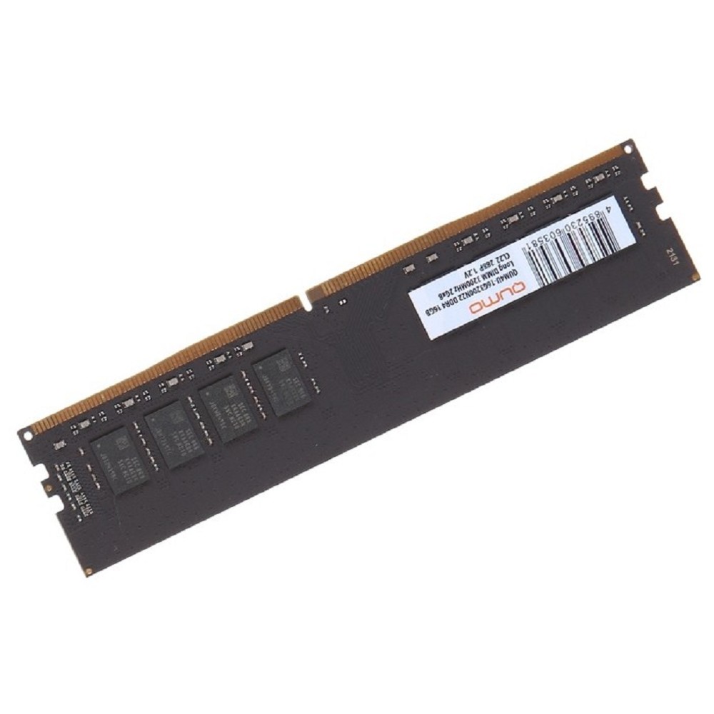 Повреждение упаковки QUMO DDR4 DIMM 16GB QUM4U-16G3200N22 PC4-25600, 3200MHz OEM арт. QUM4U-16G3200N22_DP