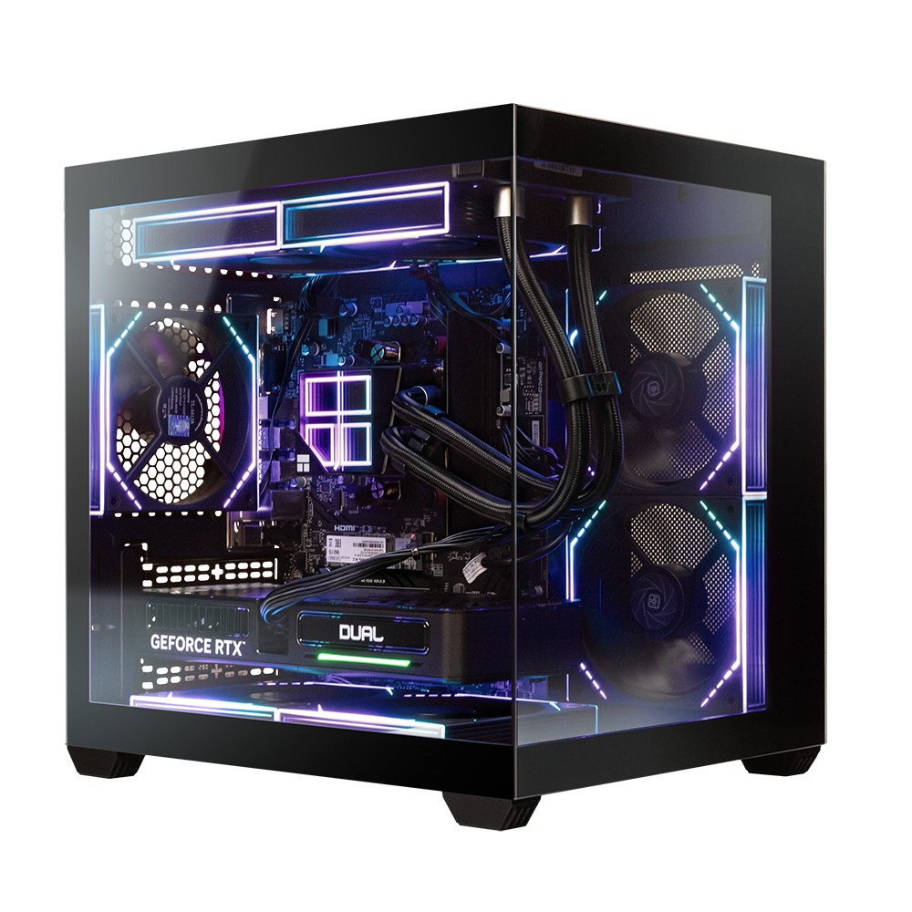 Компьютер CBR X Vertex [CX0R5N-G5W03] Black AMD Ryzen 5 7500F / Asus PRIME B650M-R / 16GB DDR5 5200MHz / RTX5060 8GB / SSD 960GB / Win 11 Pro CBR PC