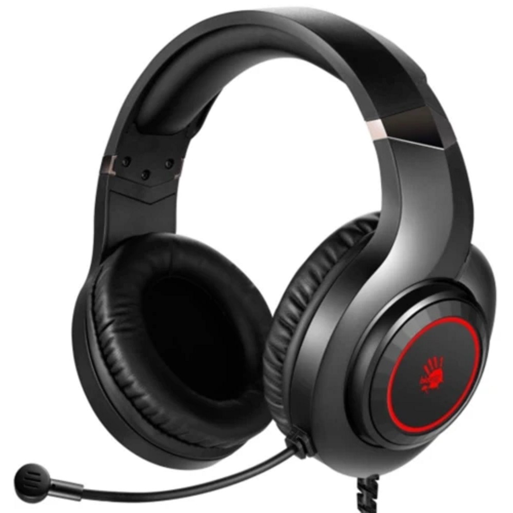 Повреждение упаковки Наушники с микрофоном A4Tech Bloody G220 черный 2м мониторные оголовье (G220 AUX3.5-4PIN + USB) арт. G220 AUX3.5-4PIN + USB_DP