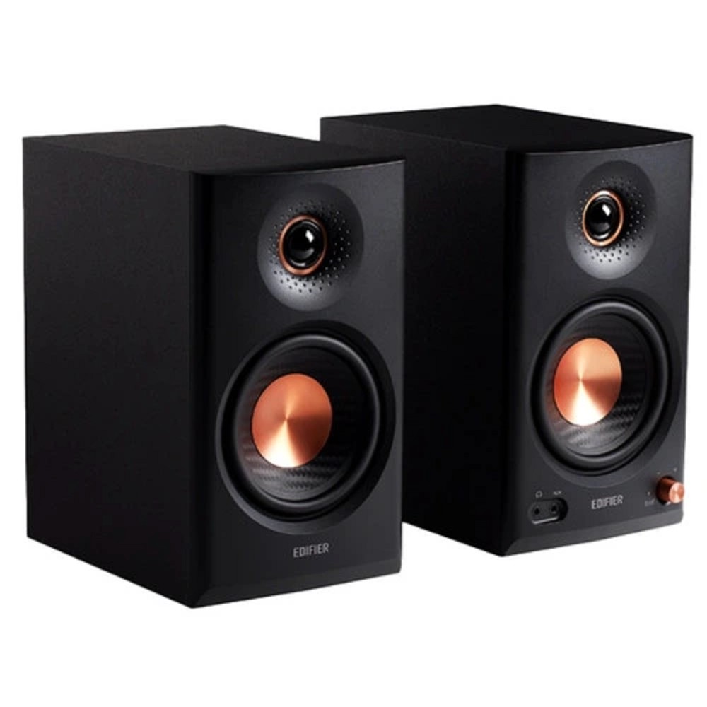 Edifier MR4.5 black {40 Вт + 40 Вт; 50 Гц - 20 кГц; входы: XLR, TRS, RCA, AUX; Bluetooth V6.0; Сертификация Hi-Res Audio и Hi-Res Audio Wireless}