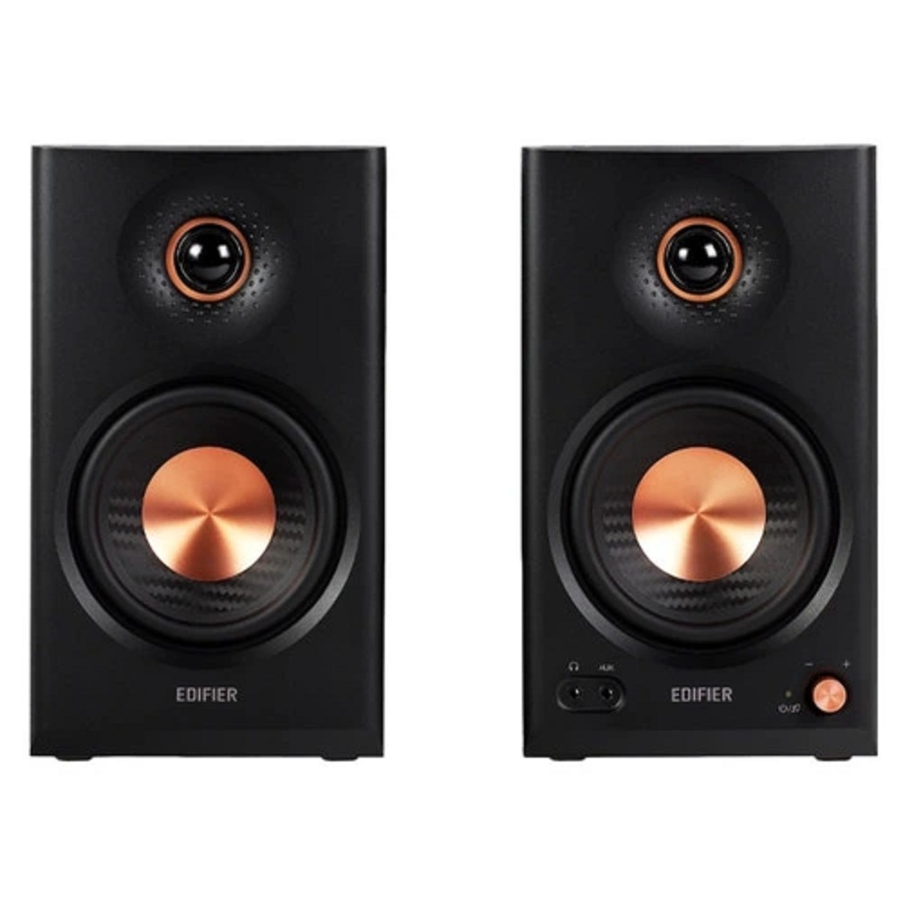 Edifier MR4.5 black {40 Вт + 40 Вт; 50 Гц - 20 кГц; входы: XLR, TRS, RCA, AUX; Bluetooth V6.0; Сертификация Hi-Res Audio и Hi-Res Audio Wireless}
