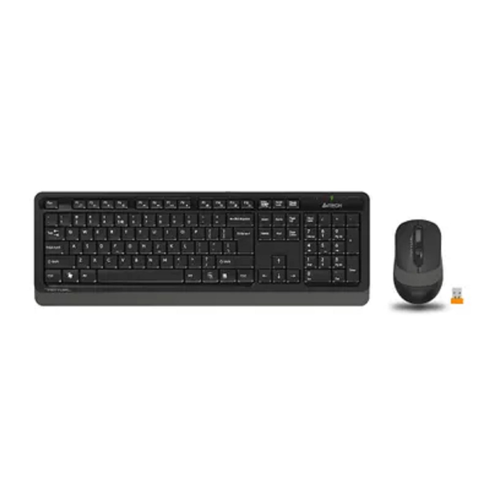 Повреждение упаковки A-4Tech Клавиатура + мышь A4 Fstyler FG1010 GREY клав:черный/серый мышь:черный/серый USB беспроводная [1147570] A4Tech арт. FG1010 GREY_DP
