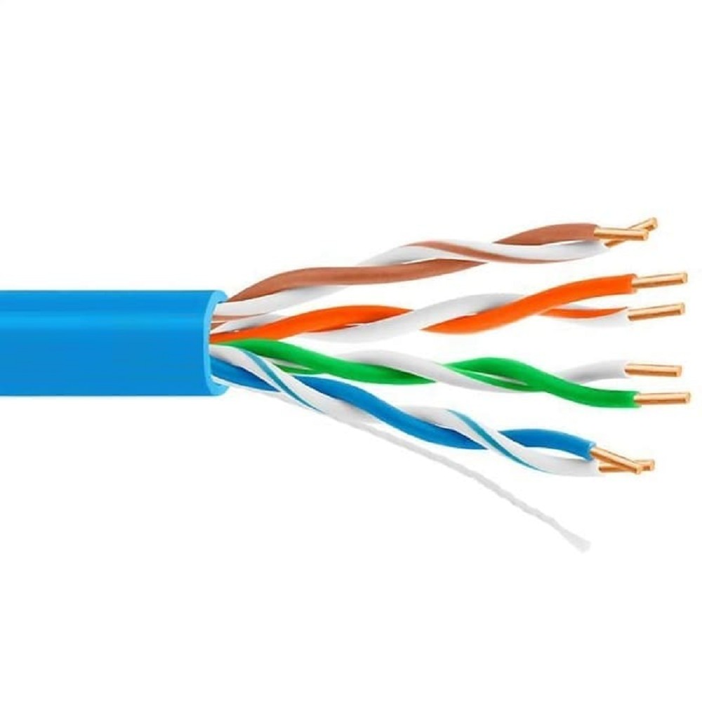 5bites Кабель FS5505-100A-BL FTP / SOLID / 5E / 24AWG / CCA / PVC / BLUE / 100M