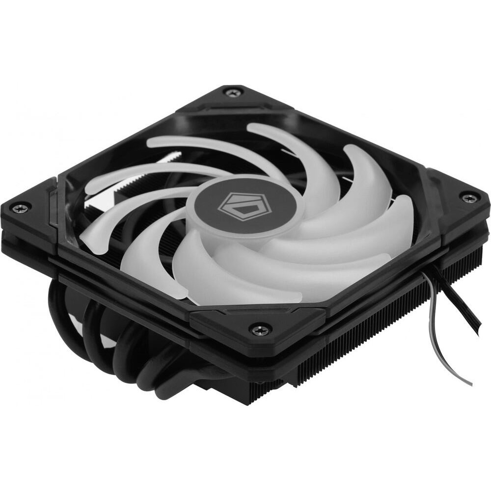 Повреждение упаковки Cooler ID-Cooling IS-55 ARGB Black LGA1700/1200/115X/AM5/AM4 высота 55mm (27шт/кор, TDP 125W, PWM, 5 тепл.трубок + медная база, ARGB FAN 120mm, черный) BOX арт. IS-55 ARGB_DP