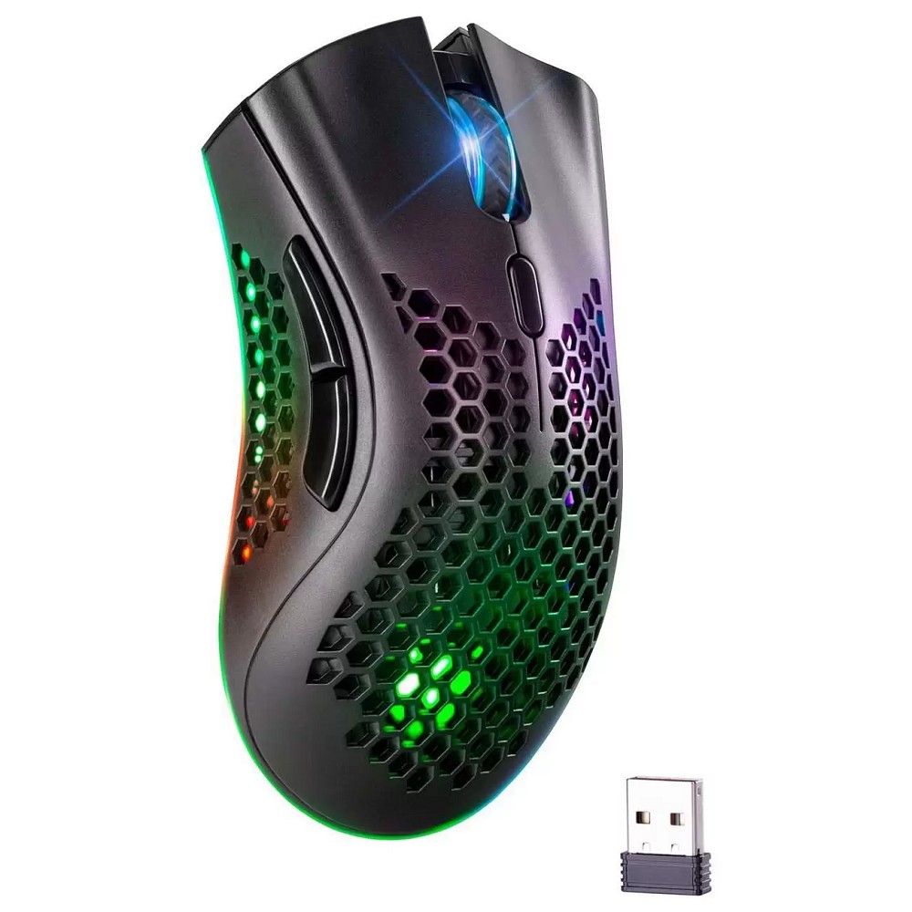 Повреждение упаковки Defender Беспроводная игровая мышь Warlock GM-709L RGB,8кнопок,2400dpi арт. 52709_DP