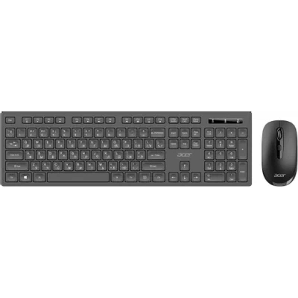 Повреждение упаковки Acer OCC503 [ZL.ACC11.00K] Комплект (клавиатура + мышь} клав:черный мышь:черный USB беспроводная slim Multimedia (ZL.ACC11.00K арт. ZL.ACC11.00K_DP