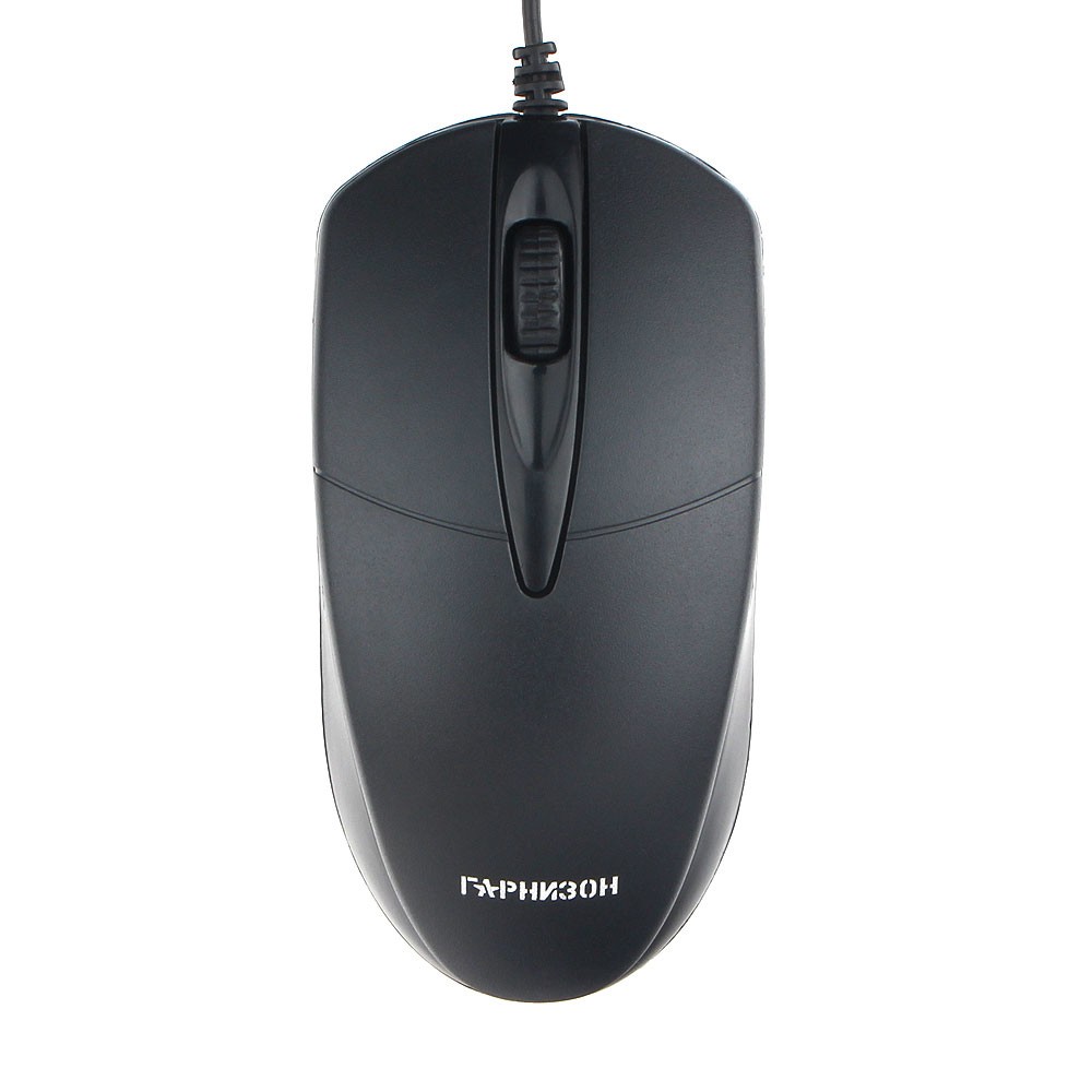 Повреждение упаковки Гарнизон Мышь GM-220, USB, чип- Х, черный,1000 DPI, 2кн.+колесо-кнопка