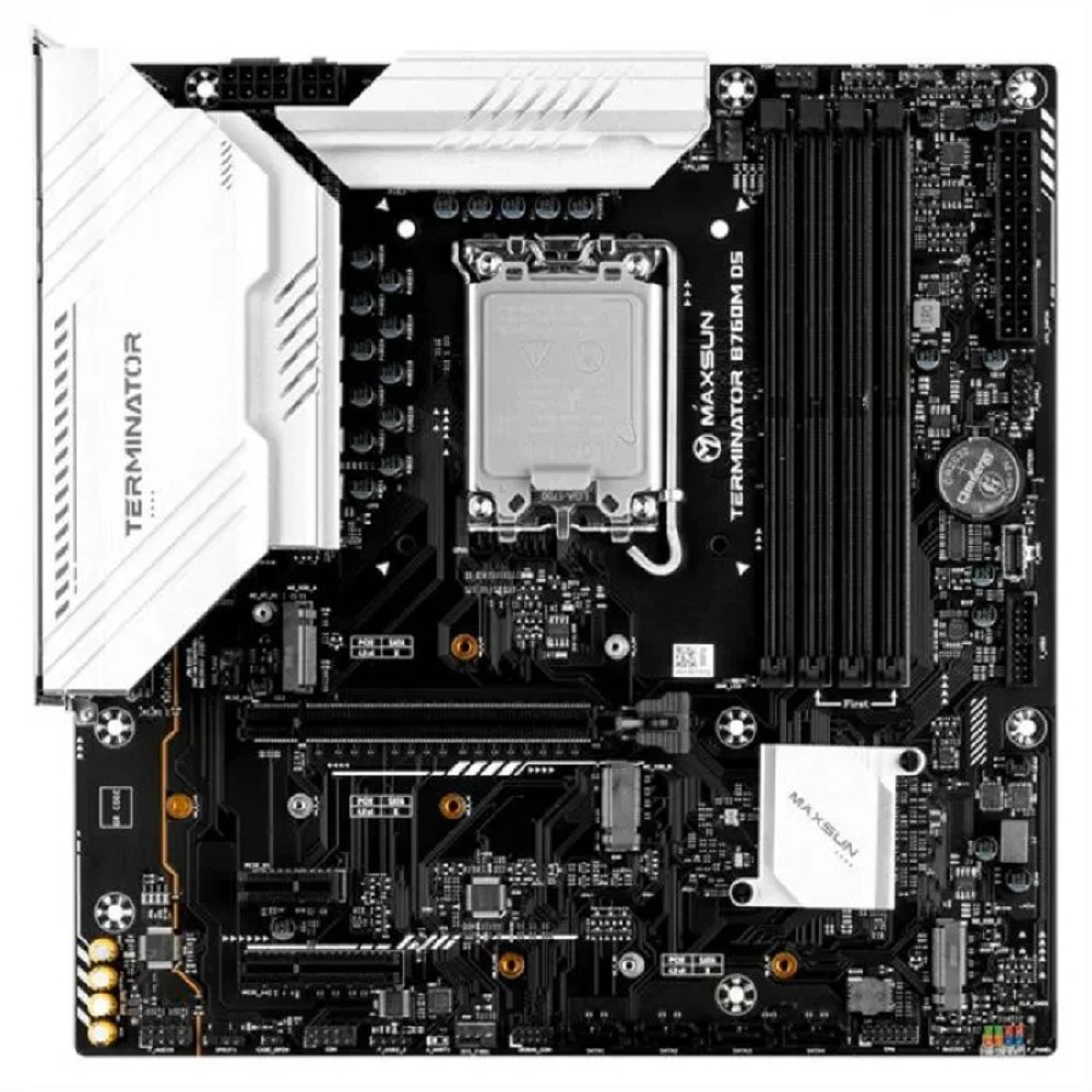 Повреждение упаковки MAXSUN MS-Terminator B760M D5 WiFi V1/V2 (Socket 1700, mATX, 4*DDR5, DP/HDMI, 4xSATA3, 3*M.2,xPCI-E x16 /1xPCI-E x1, 6*USB 2.0, 2*USB 3.2 Gen1, LAN 1*2.5G, Bluetooth, Wi-Fi 802.11 арт. MS-Terminator B760M D5 WiFi V1/V2_DP