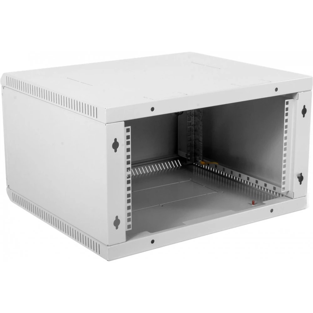 Шкаф коммутационный ЦМО ШРН-Эконом (ШРН-Э-6.650.1) настенный 6U 600x650мм пер.дв.металл 65кг серый 600мм 16.2кг 180град. 342мм IP20 металл