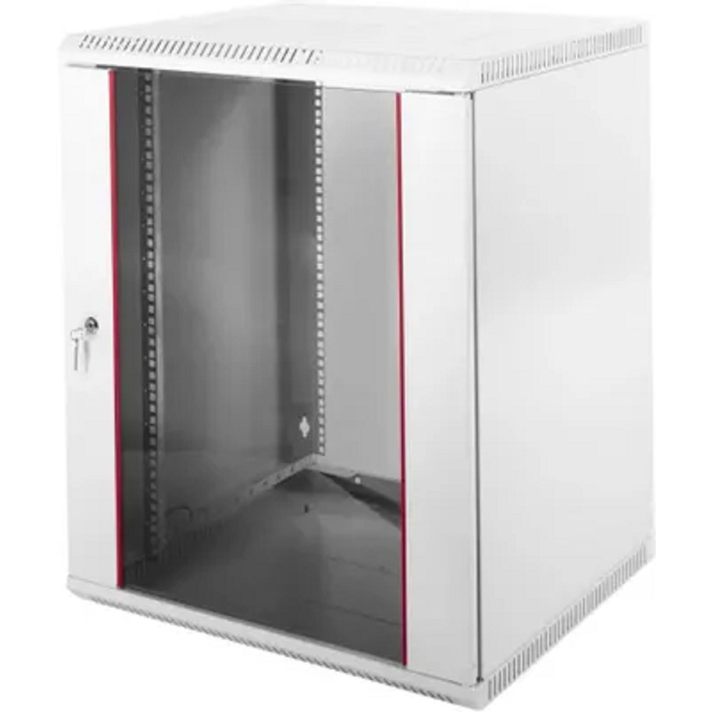 ЦМО Шкаф телекоммуникационный настенный разборный ЭКОНОМ 12U (600х650) дверь стекло арт. ШРН-Э-12.650