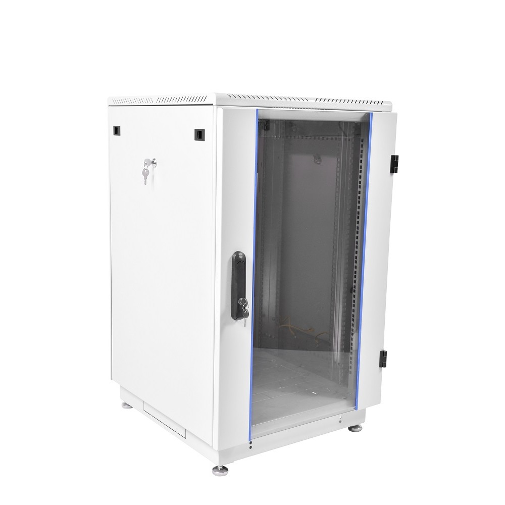 ЦМО Шкаф телекоммуникационный напольный 18U (600x600) дверь стекло (2 места) арт. ШТК-М-18.6.6-1ААА