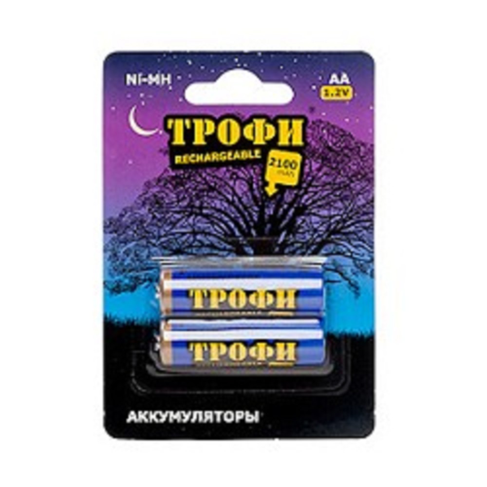 ТРОФИ HR6-2BL 2100 mAh (2шт в уп-ке) арт. C0032099