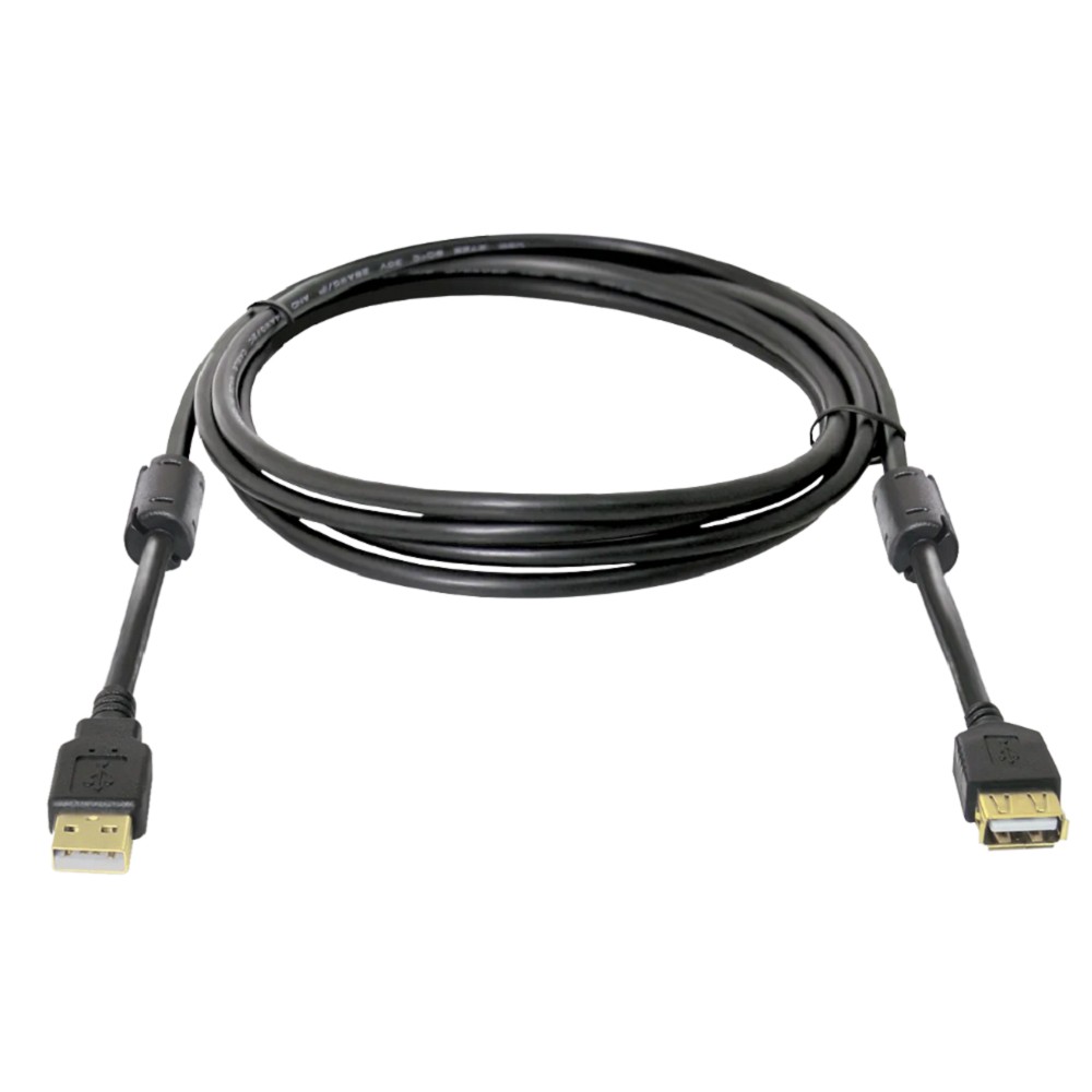 Defender PRO USB 2.0 кабель удлинительный 1.8м AM/AF , зол.конт, 2фер.фил. (87429)