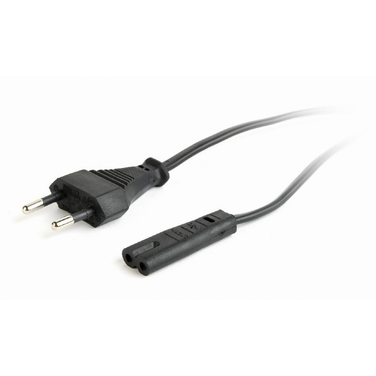 Cablexpert Кабель питания для ноутбуков, аудио/видео техники 1,8м, VDE, 2-pin, черный, пакет" (PC-184-VDE-1.8M) Gembird