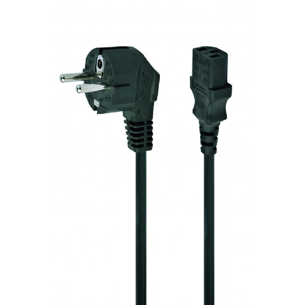 Кабель питания Cablexpert Schuko-C13, VDE, 3х0.75мм2, 10А, с заземлением, 10м, черный, пакет [PC-186-VDE-10M] Gembird