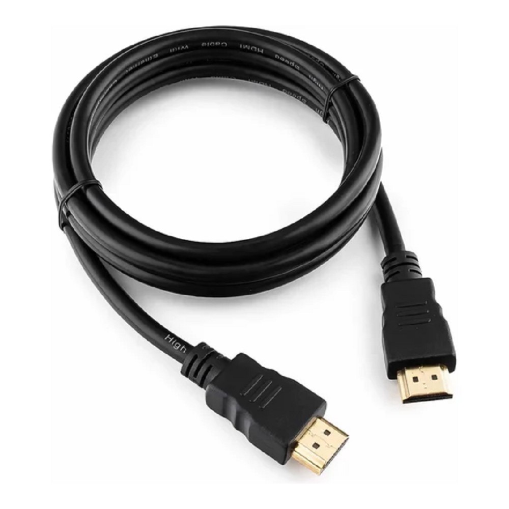 Кабель HDMI Cablexpert 19M/19M, v2.0, медь, позол.контакты, экран, 1.8м, черный, пакет [CC-HDMI4-6] Gembird