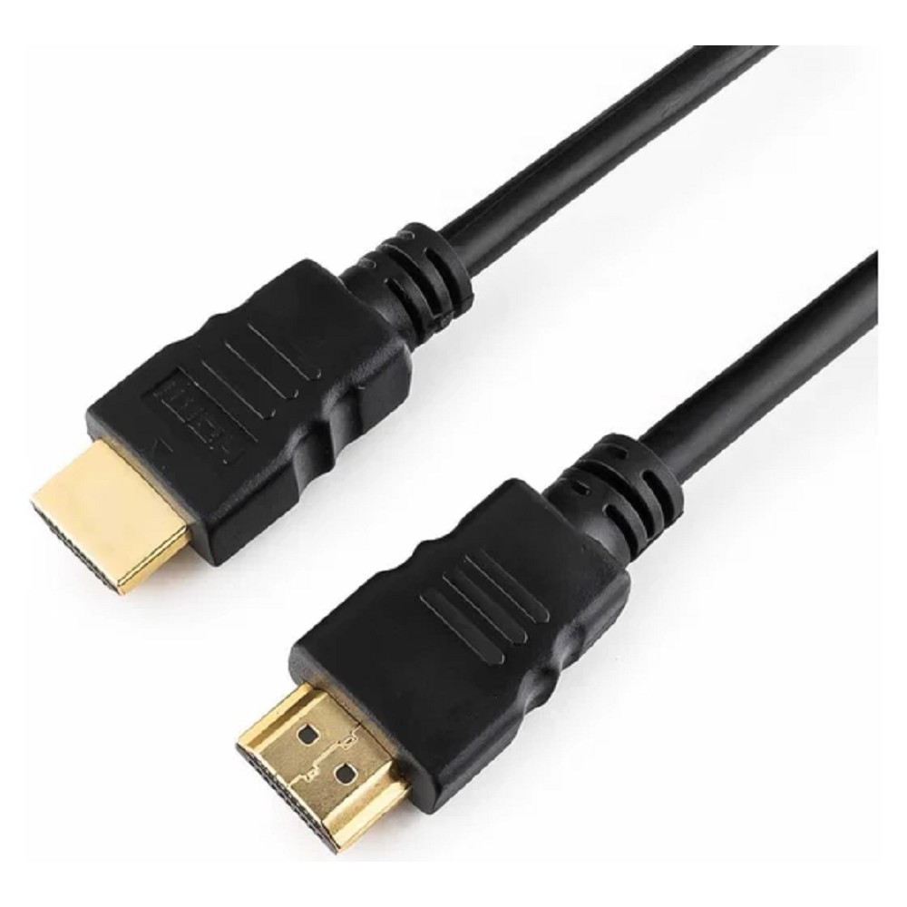 Кабель HDMI Cablexpert 19M/19M, v2.0, медь, позол.контакты, экран, 1.8м, черный, пакет [CC-HDMI4-6] Gembird