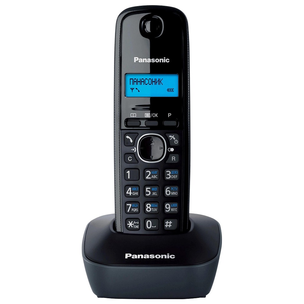Р/Телефон Dect Panasonic KX-TG1611RUH серый АОН