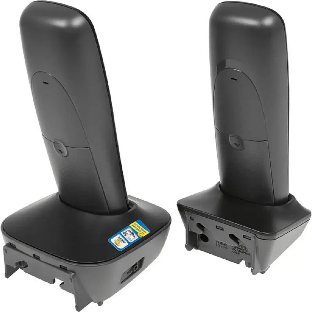 Р/Телефон Dect Panasonic KX-TG1612RUH темно-серый (труб. в компл.:2шт) АОН