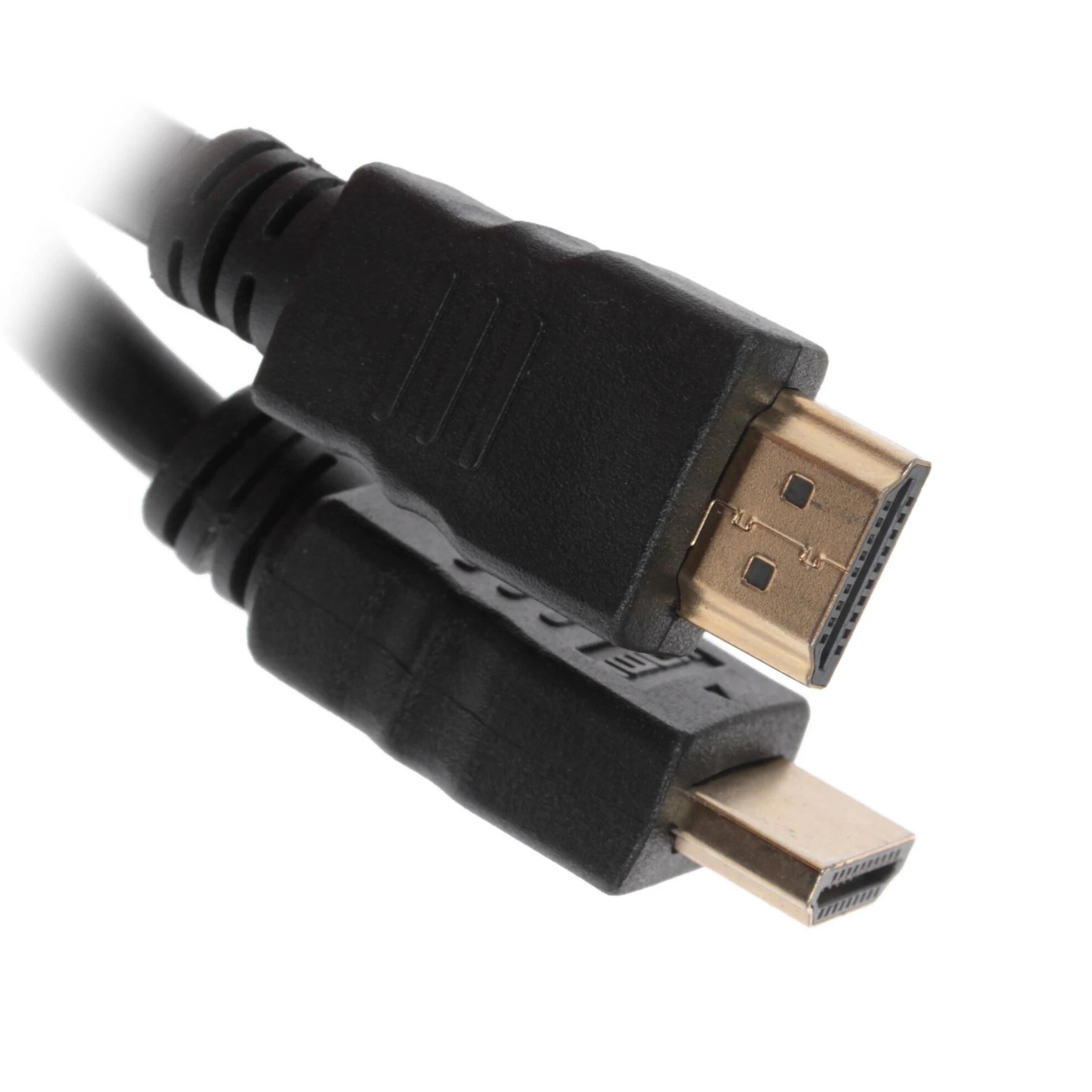 Кабель HDMI Cablexpert 19M/19M, v2.0, медь, позол.контакты, экран, 10м, черный, пакет [CC-HDMI4-10M] Gembird