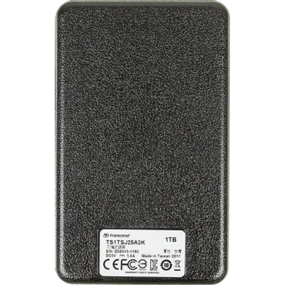 Жесткий диск Transcend USB3.0 1TB TS1TSJ25A3K StoreJet 25A3 2.5" черный