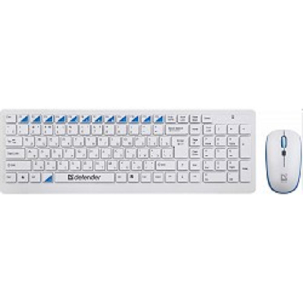 Defender Клавиатура + мышь Skyline 895 Nano W White USB [45895] {2.4ГГц, беспроводная}