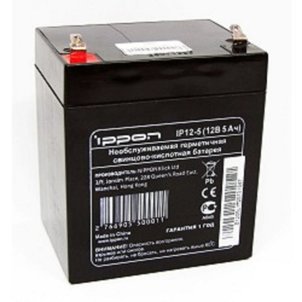 Батарея для ИБП Ippon IP12-5 12В 5.0Ач арт. 669055