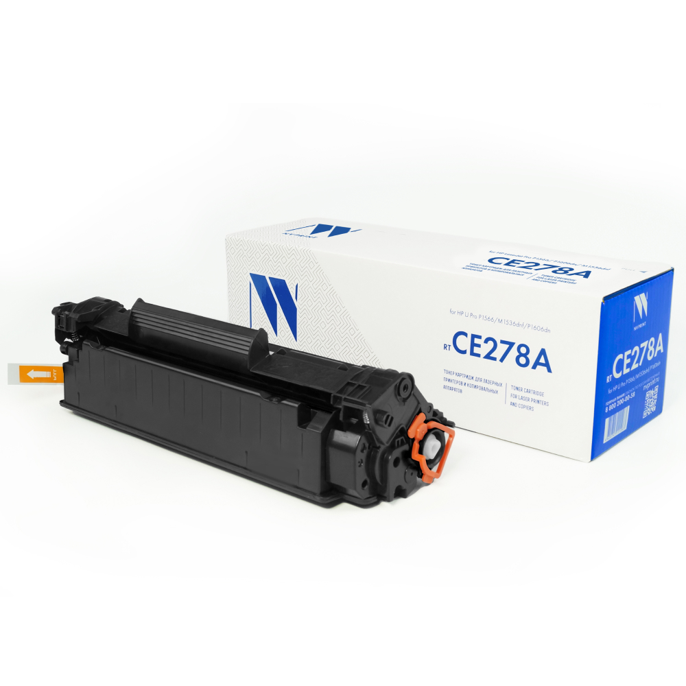 NVPrint CE278A Картридж для LaserJet P1566/P1606w, чёрный, 2100 стр. NV Print арт. NV-CE278A