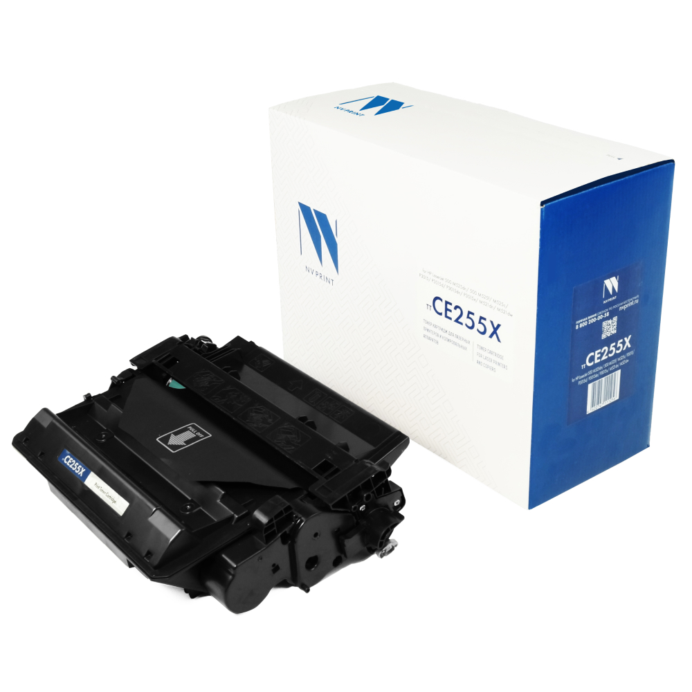 NVPrint CE255X Картридж для принтеров LaserJet P3015, черный, 12500 стр. NV Print арт. NV-CE255X