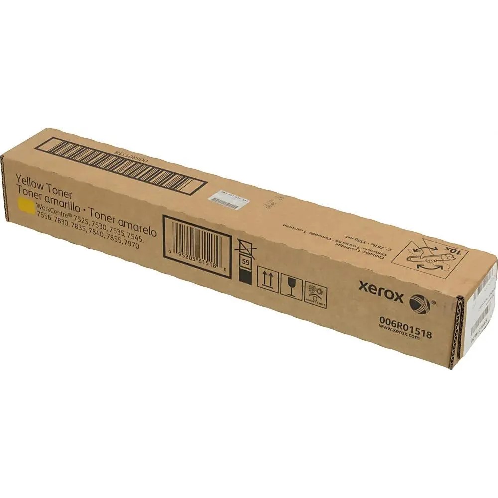XEROX 006R01518 Тонер-картридж XEROX WC 7545/7556/7525/7835, Yellow, (15К) Xerox GMO
