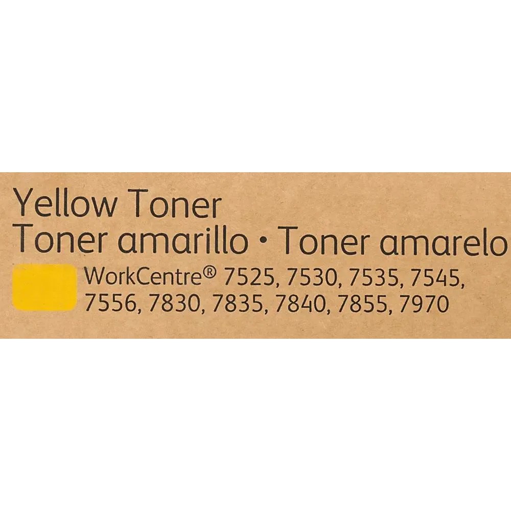 XEROX 006R01518 Тонер-картридж XEROX WC 7545/7556/7525/7835, Yellow, (15К) Xerox GMO