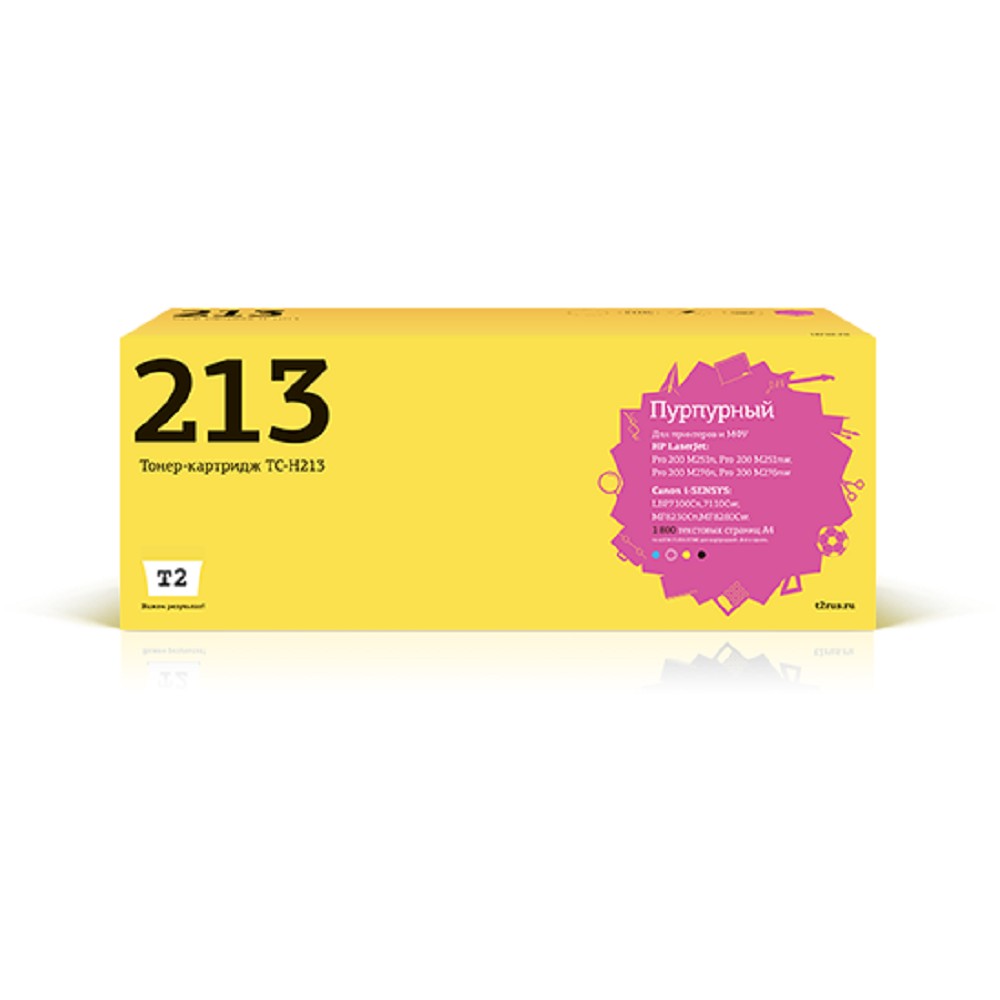 T2 CF213A Картридж (TC-H213) для HP LJ Pro 200 M251n/MFP M276n/276nw (1800 стр.) пурпурный, с чипом
