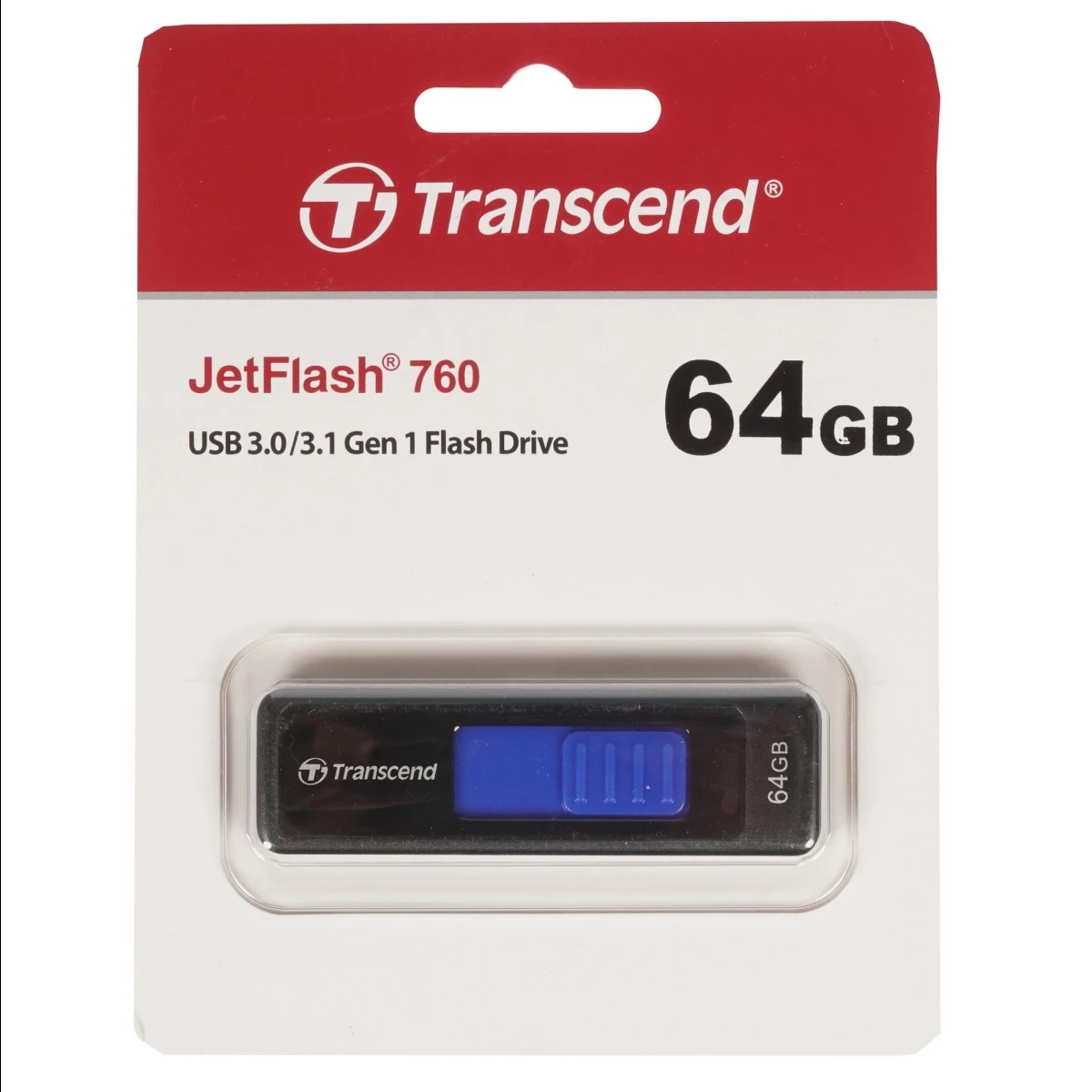 Transcend USB Drive 64Gb JetFlash 760 TS64GJF760 {USB 3.0}
