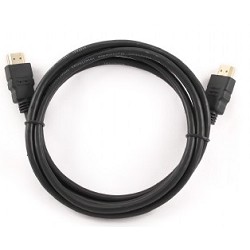 Кабель HDMI Cablexpert CC-HDMI4-1M, 19M/19M, v2.0, медь, позол.разъемы, экран, 1м, черный, пакет