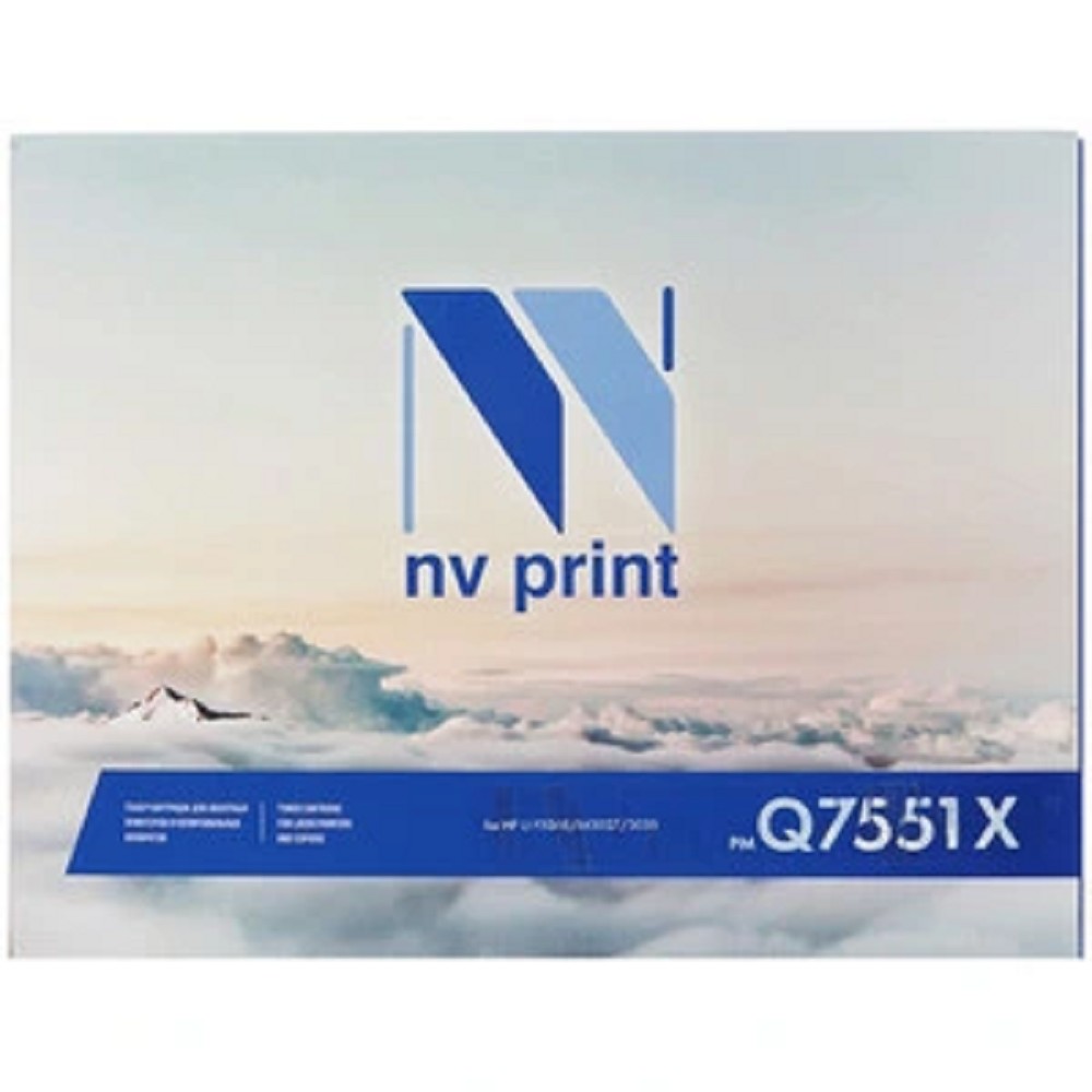 NVPrint Q7551X Картридж для LJ P3005/M3027mfp/M3035mfp (13 000 стр.) NV Print арт. NV-Q7551X