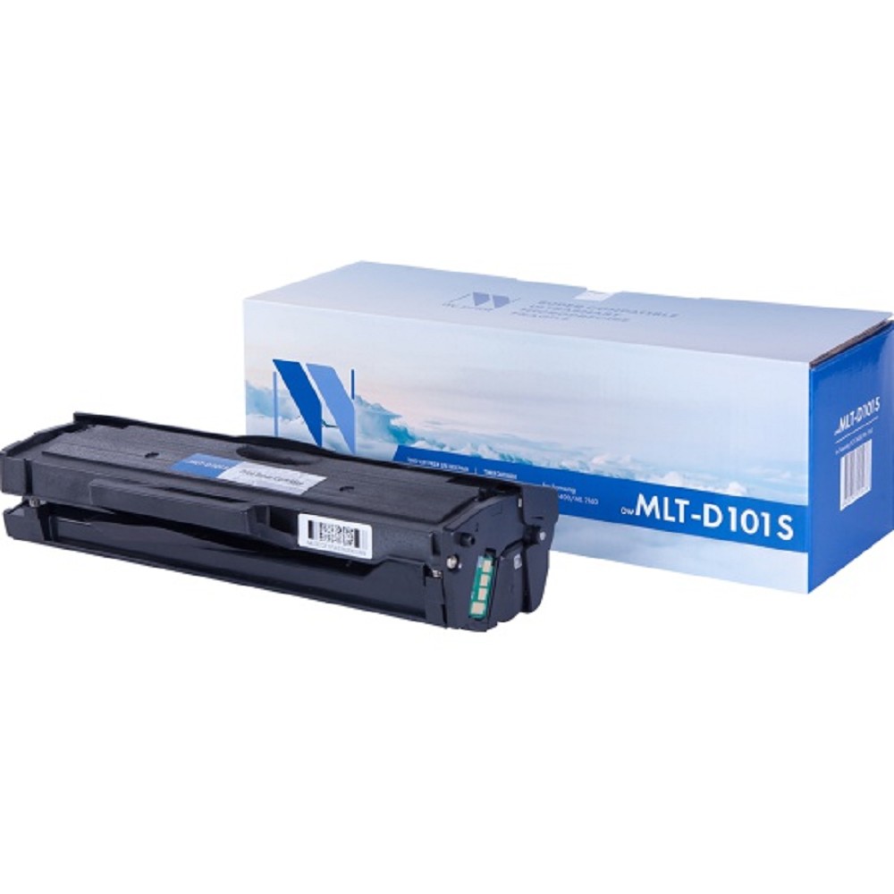 NVPrint MLT-D101S Картридж для Samsung ML-2160/2165/2167/2168/2165W/2168W/SCX-3400/3400F/3405/3405F/3405W/3405FW/3407/SF-760 (1500 стр.) NV Print арт. NV-MLTD101S