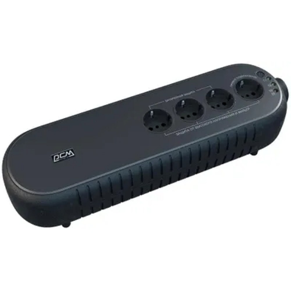 Powercom Back-UPS WOW, OffLine, 1000VA/500W, Tower, 4xSchuko outlets(1 Surge & 3 batt), USB (78235) арт. WOW-1000U