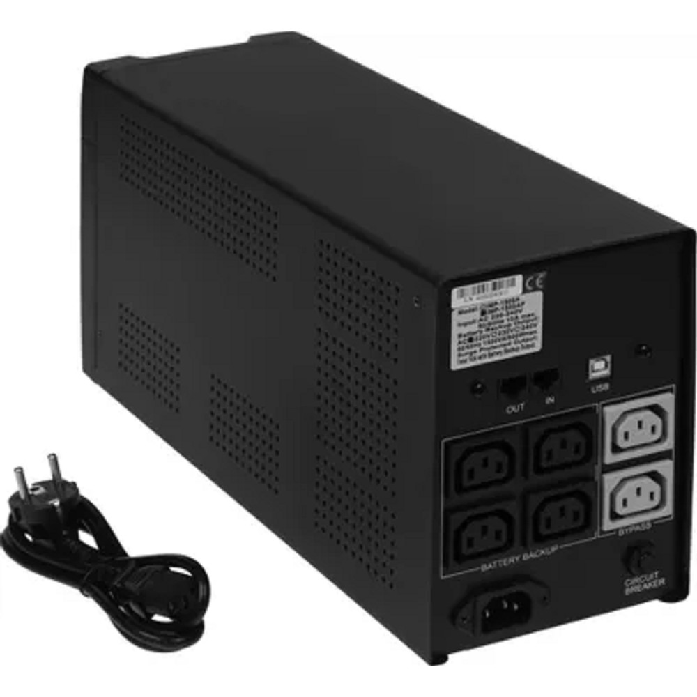 Powercom Back-UPS IMPERIAL, Line-Interactive, 1500VA/900W, Tower, 6*IEC320-C13 (2 surge & 4 batt), USB (671479) арт. IMP-1500AP