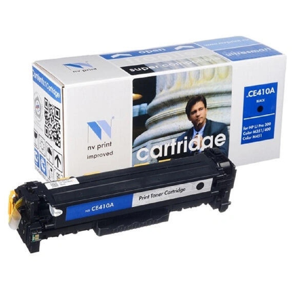 NVPrint CE410A Картридж для HP CLJ Color M351/M451/MFP M375/MFP M475 (2200к) Black NV Print арт. NV-CE410ABk