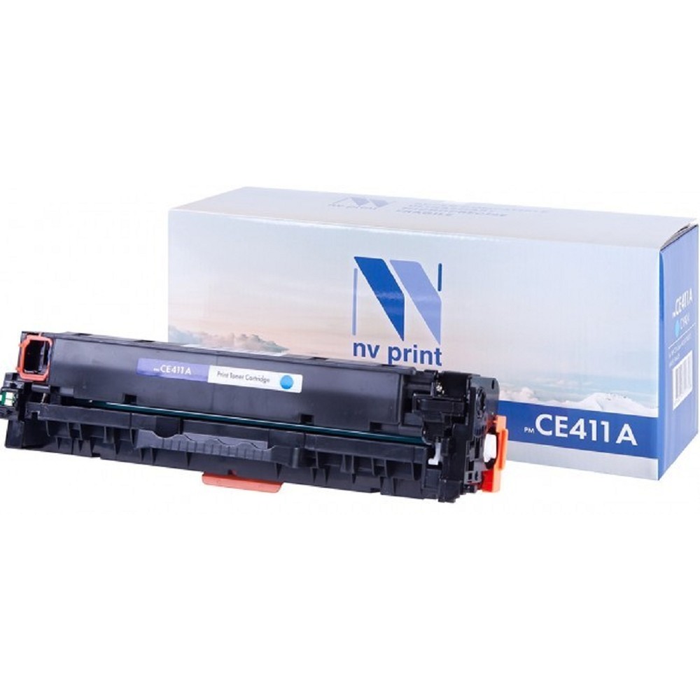 NVPrint CE411A Картридж для HP CLJ Color M351/M451/MFP M375/MFP M475 (2600 к) Cyan NV Print арт. NV-CE411AC