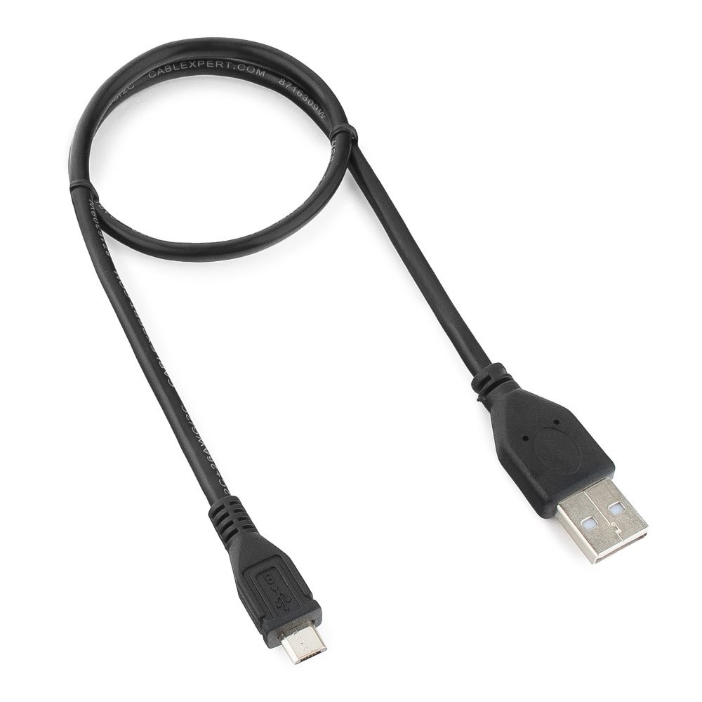 Gembird/Cablexpert CCP-mUSB2-AMBM-0.5M Кабель USB 2.0 Pro , AM/microBM 5P, 0.5м, экран, черный, пакет