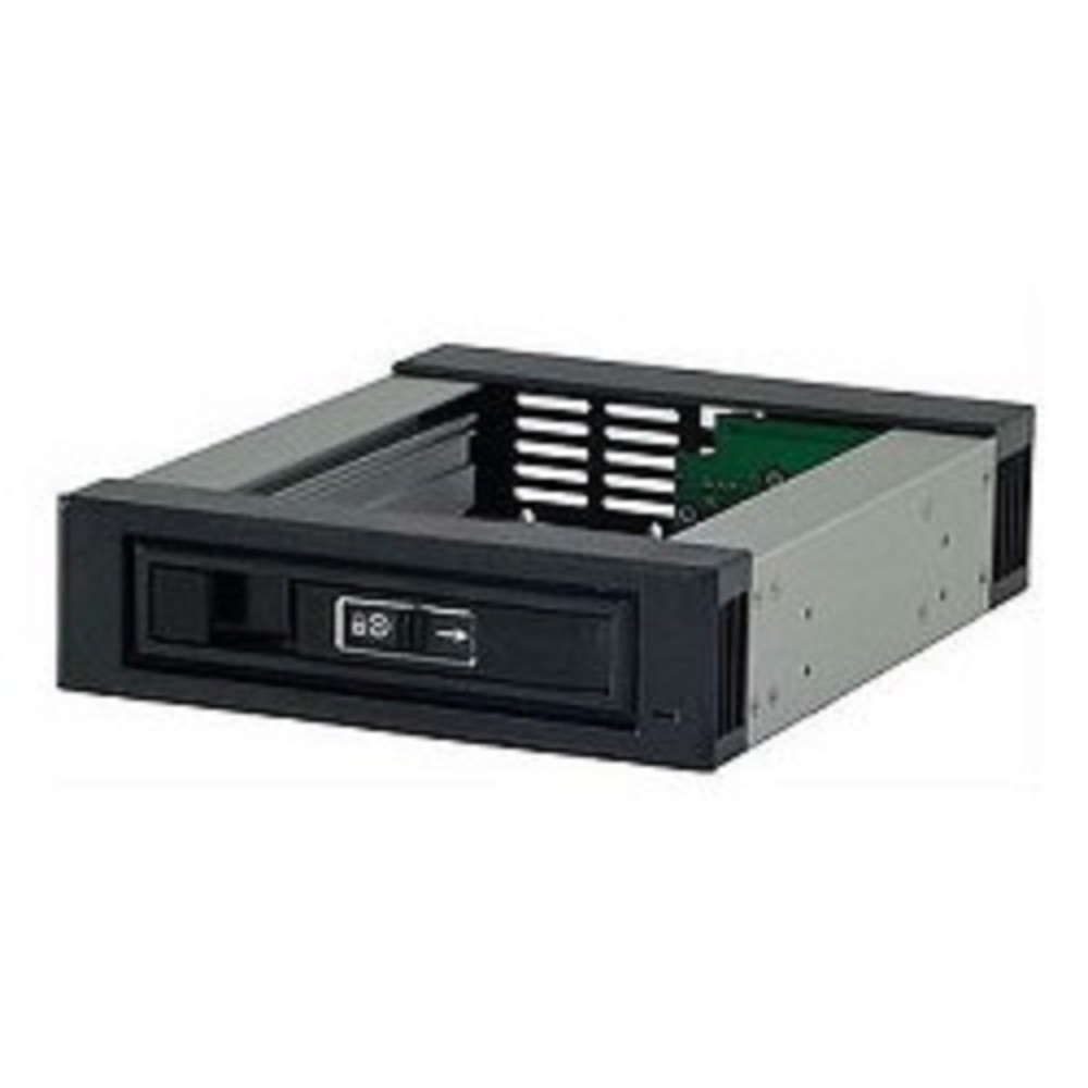 Procase L3-101-SATA3-BK {Hot-swap корзина 1 SATA3/SAS 6Gb, черный, с замком, hotswap aluminium mobie rack module (1x5,25) 1xFAN 40x15mm}