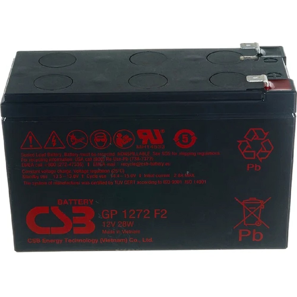 CSB Батарея GP1272 12V (7.2 Ah) F2 (28W)) арт. 698900