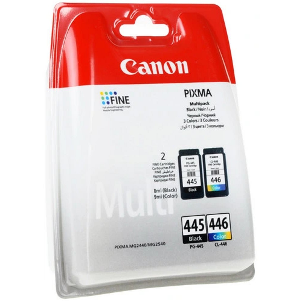 Canon PG-445/CL-446 8283B004 ( 8283B008AA ) Картридж для PIXMA MG2540, PIXMA MG2440, 4 цвета, 180 стр.