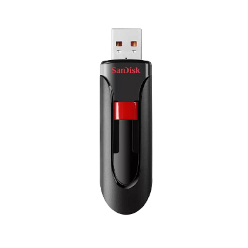 SanDisk USB Drive 64Gb Cruzer Glide SDCZ60-064G-B35 {USB2.0, Black/Red}